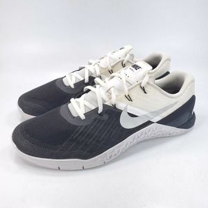 Nike Metcon 3 Athletic Running Training Shoe Mens Size 13 852928-005 White Black